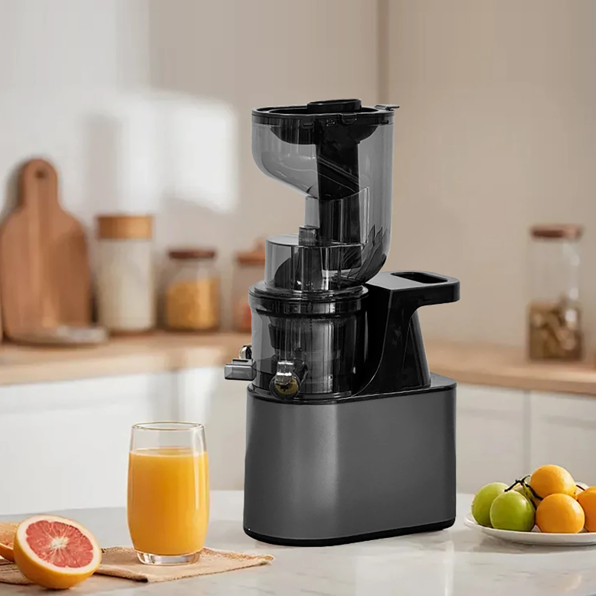 Premium Cold Press Slow Juicer - Dual Container Design