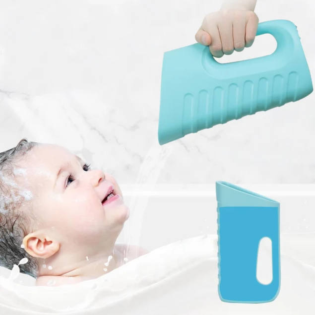 Baby bath rinse cup lifestyle photo