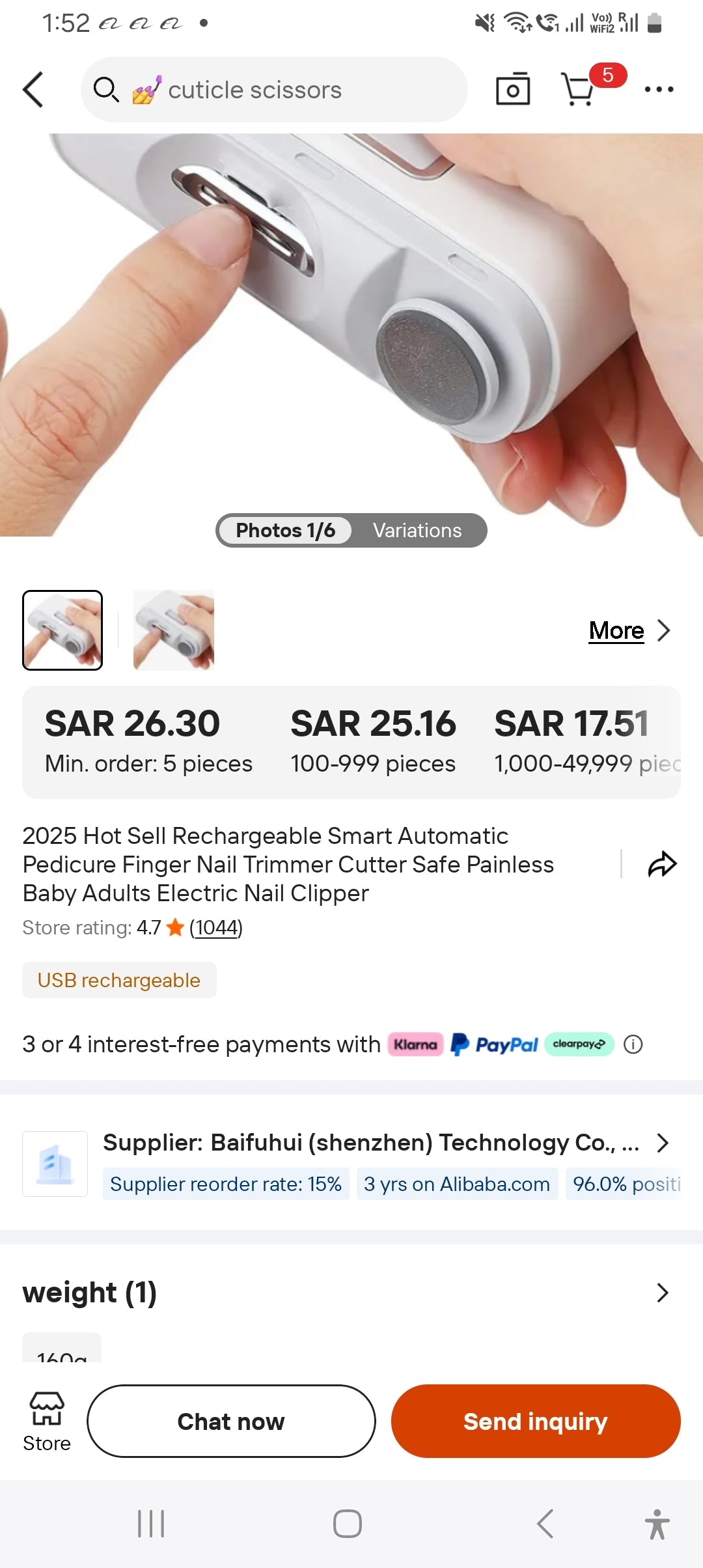 Electric nail clipper suitable for all ages